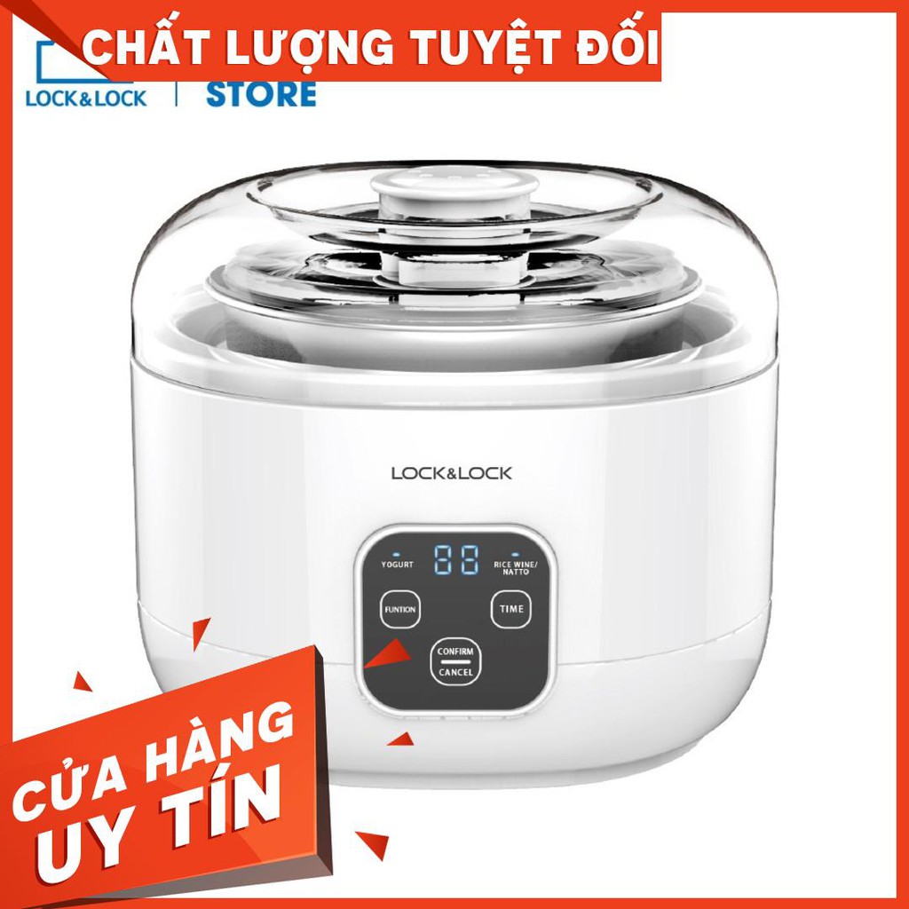 Máy làm sữa chua Lock & Lock Yogurt Maker 1L, 220V, 50Hz, 15W Màu