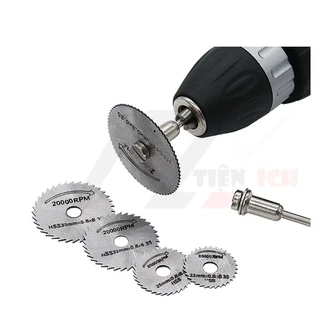 Set 5/6 lưỡi cưa mini, Lưỡi mini gắn máy khoan, mài cắt, Bộ chuyển đổi máy khoan thành máy cắt