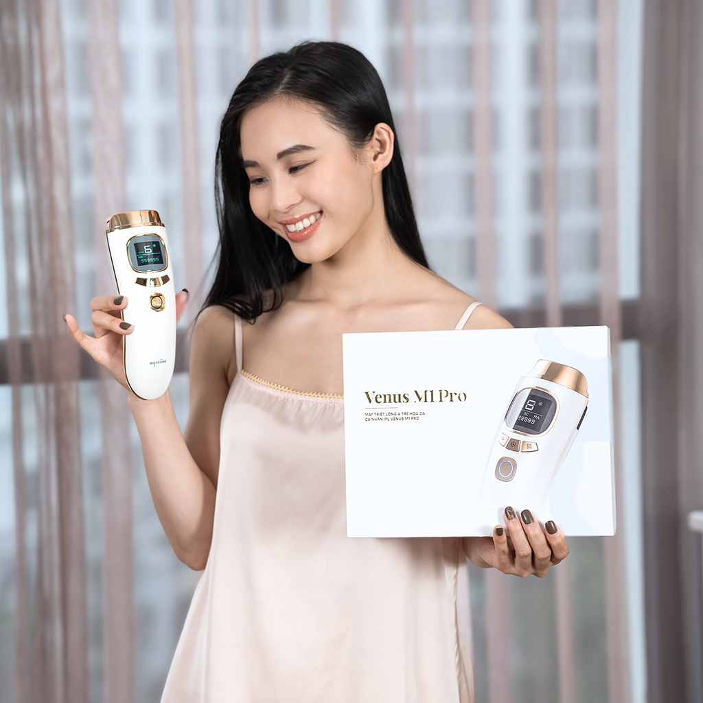 Mô tả Máy Triệt Lông Mini MAXCARE, NĂNG LƯỢNG 19J Rút Ngắn Thời Gian Loại Bỏ Lông Vĩnh Viễn Tại Nhà, Triệt Lạnh IPL TRẺ HÓA DA - 4