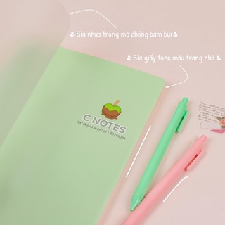 KLONG - Sổ/ Vở lò xo đơn B5 C Notes phối hợp dot và caro trên cùng 1 trang (6x6)mm - 80/120/200 trang 🐻🌸 MS: 586 587 588