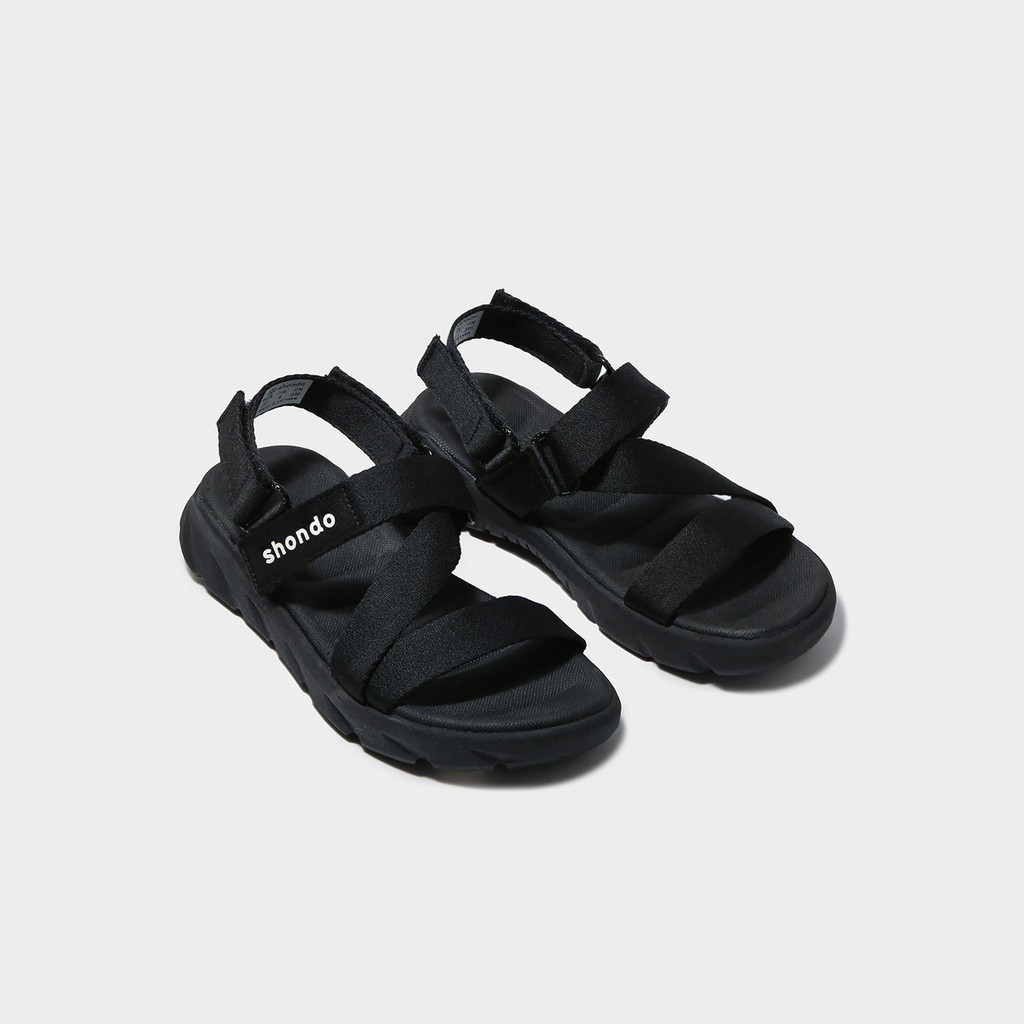 Ảnh Giày Sandals SHONDO F6 Sport đen full - F6S301 4