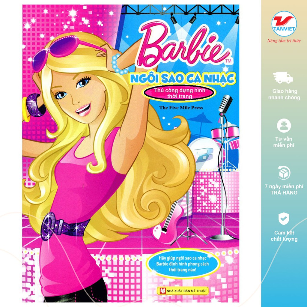 Ảnh Sách Ghép Hình Barbie Thủ Công Dựng Hình Thời Trang Ngôi Sao Ca Nhạc 1