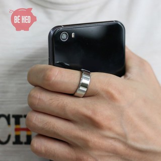 Nhẫn titan nam nữ, nhẫn nam sáng bóng bền màu - Trang sức Bé Heo BHN117