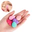 Set 4 / 12 bông mút tán kem nền nhỏ xinh bằng cao su màu sắc gửi ngẫu nhiên