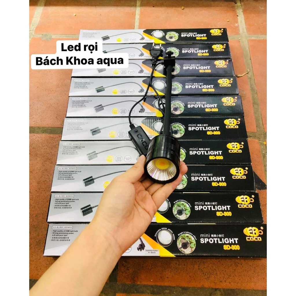 Đèn Led rọi Coco 3 chế độ màu cho bể cá | Shopee Việt Nam