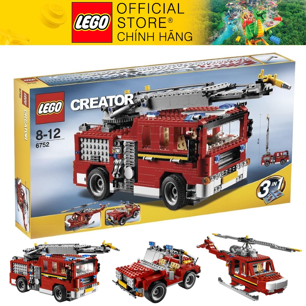 [Lego Official - Có Sẵn] Mô hình LEGO Creator 3 in 1 6752 Fire Rescue ...