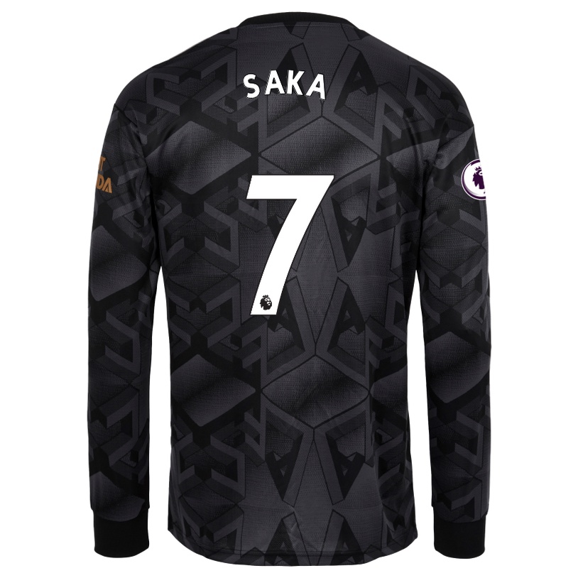 Áo bóng đá sân khách Arsenal thun dài tay, phiên bản Plus Size