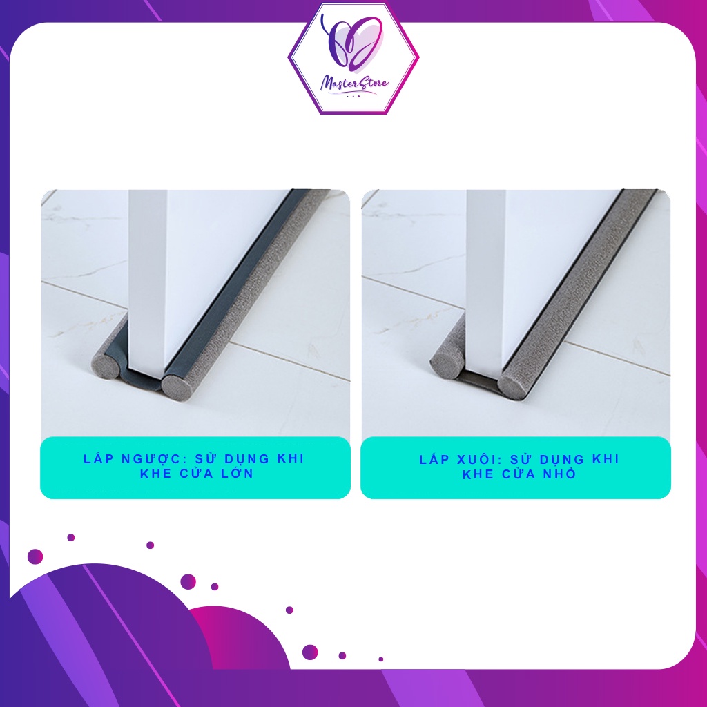 Thanh Mút Xốp chèn khe cửa cách âm, cách nhiệt, ngăn côn trùng, giữ hơi Máy Điều hòa, chống kẹt tay chân Master Store | BigBuy360 - bigbuy360.vn