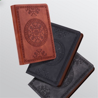 DE Vintage Notebook Da Tạp Chí Notepad Nhật Ký Cá Nhân Làm Dày Sổ Phác Thảo Lót Giấy Dành Cho Học Sinh Tạp Chí Giáo Viên
