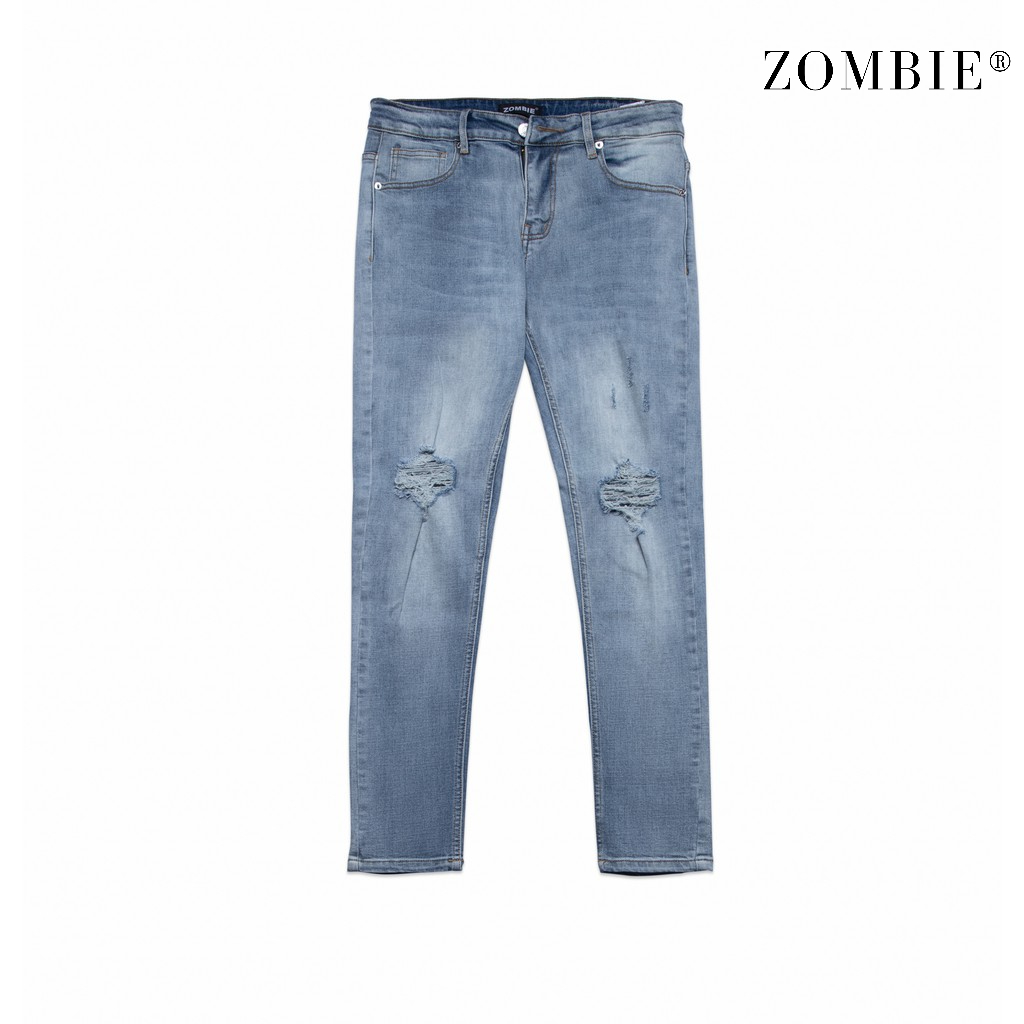 Quần ZOMBIE® Denim Skinny Ripped LB Shopee Việt Nam