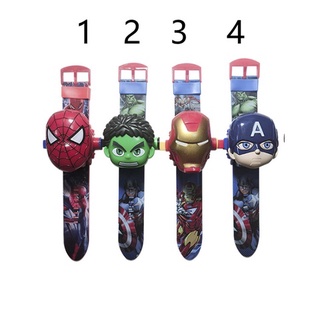 Đồng hồ điện tử đồ chơi hình siêu anh hùng/ công chúa/ họạt hình cho trẻ em