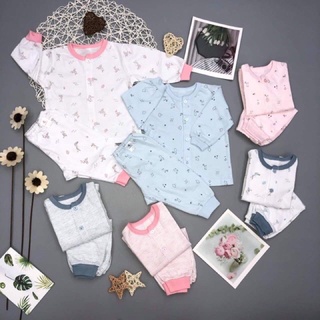 Bộ Quần Áo Dài Tay Miomio Cho Bé Sơ Sinh Mẫu Mới Cao Cấp (Bán Lẻ) | Minizon Kids