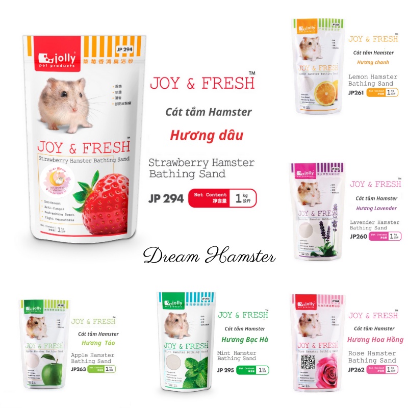 Cát Lót Chuồng Mát Lạnh Mùa Hè Jolly Cool & Fresh Cho Chuột Hamster