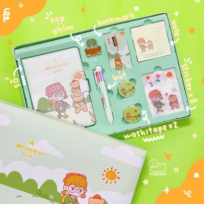 Box sổ kèm phụ kiện A wonderful life