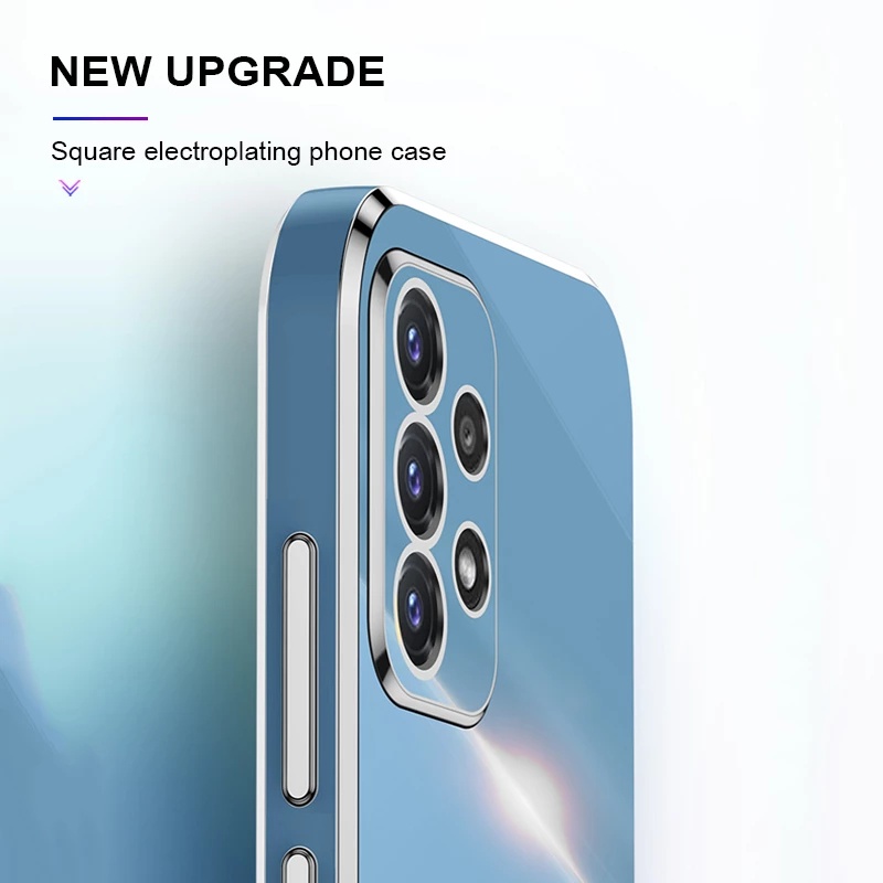 Ốp Điện Thoại Mạ Sang Trọng Cho Samsung Galaxy S25 S24 S20 FE S21 S22 Plus Mềm TPU Vị Trí Vỏ Silicon S22 S23 Ultra S20