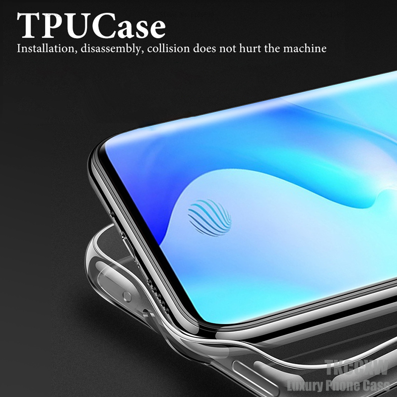 Ốp điện thoại tpu mềm trong suốt cho Vivo X30 X27 X50 Pro + X23 X21 Ud X21I X20 X9 X9S Plus