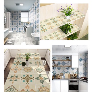 Giấy dán tường nhà bếp, Decal dán bếp chống bắn dầu mỡ ô hoa văn hình (ngẫu nhiên hình)