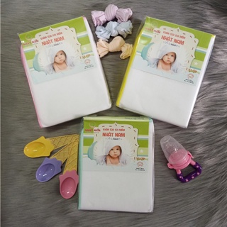 Set 10 Khăn Sữa MaMa 2,3,4 Lớp Cotton Xô Siêu Mềm Cho Bé Từ Sơ Sinh