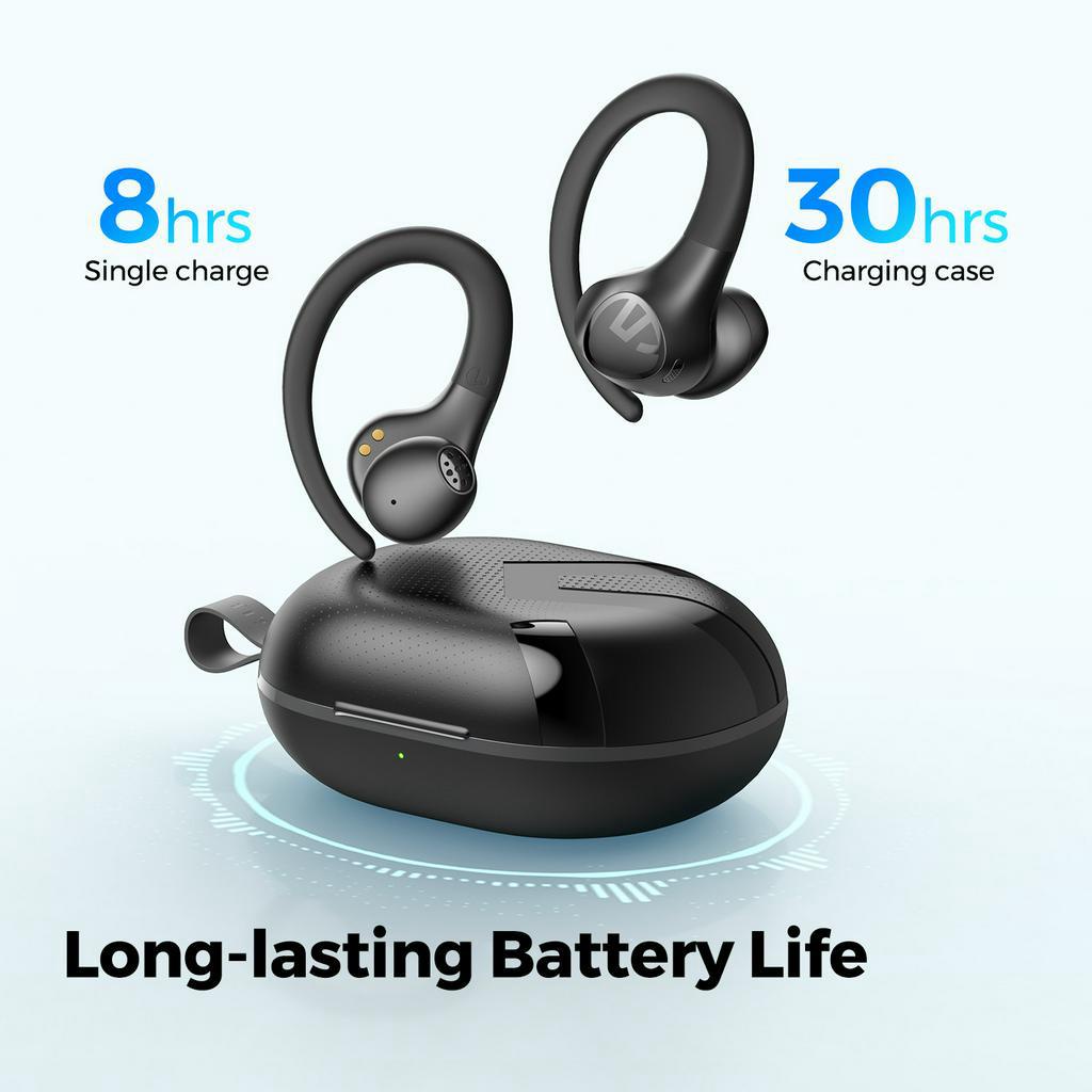 Ảnh SoundPEATS Wings 2 Tai nghe không dây Bluetooth 5.3 IPX4 cánh thiên thần móc vành tai điều khiển cảm ứng 3