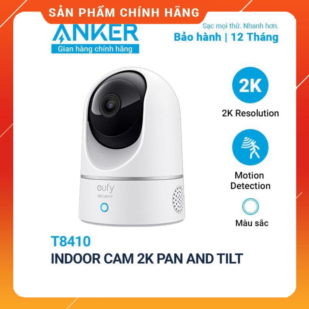 Camera Eufy Indoor 2K Pan and Tilt T8410 Shopee Việt Nam