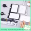 Dây Kéo Bao Đựng Thẻ Nhân Viên Nhựa PC + Acrylic Phong Cách Đơn Giản Simple Black & Grey