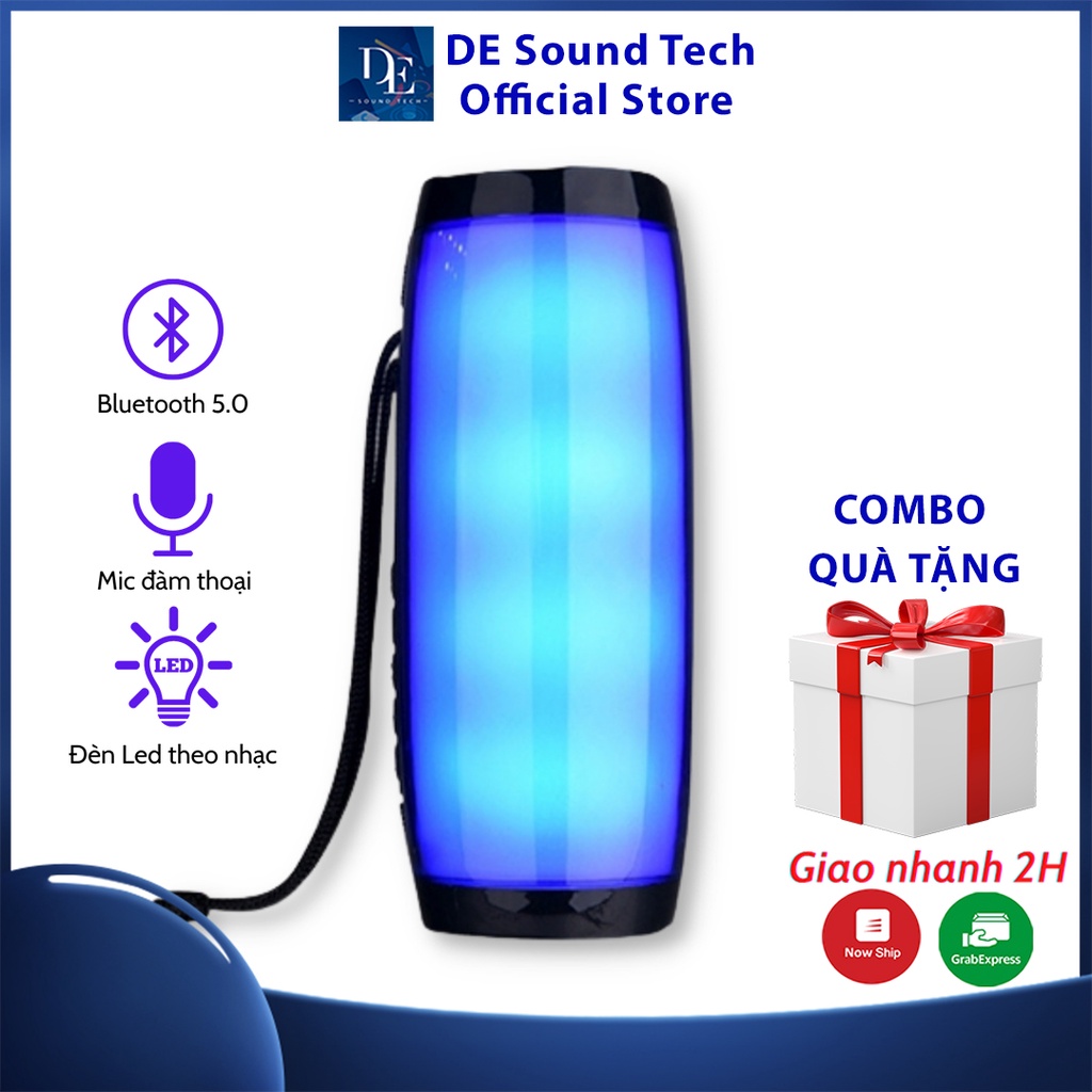 Loa Bluetooth Mini DE - CL157, Loa Đèn Led Theo Nhạc, Dung Lượng Pin ...
