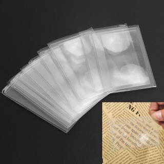Kính lúp SENRTY trong suốt để đọc sách báo Hình dạng thẻ tín dụng Loupe