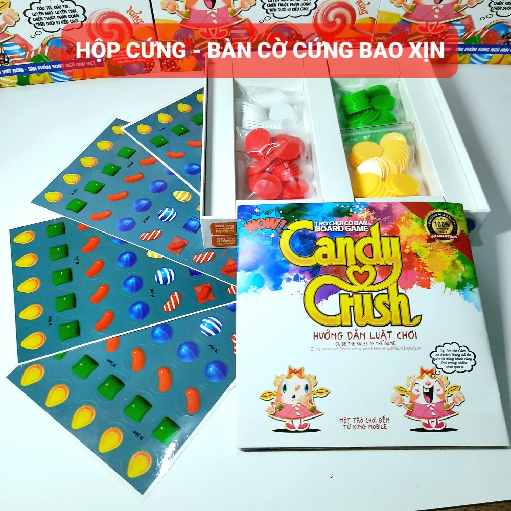 Đồ Chơi Board Game Candy Crush Đồ Chơi Phát Triển Tư Duy Não Bộ Dễ Chơi Vui Nhộn