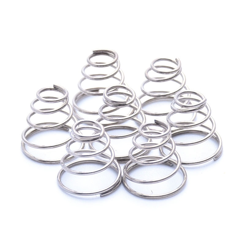 1 Dây 1mm-2mm Tháp Lò xo 304 Thép không gỉ Hình nón Nén lò xo côn áp suất lò xo