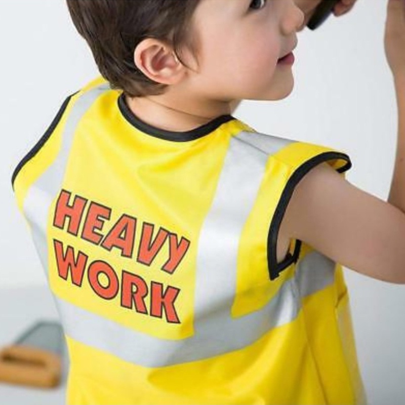 Exhila Xây Dựng Công Nhân Trang Phục Cho Bé Trai Trẻ Em Vai Trò Chơi Đồ Chơi Kỹ Thuật Áo Vest Cho Ki