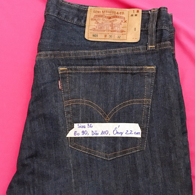 Quần jean Nam Levi’s 501 2hand | Shopee Việt Nam