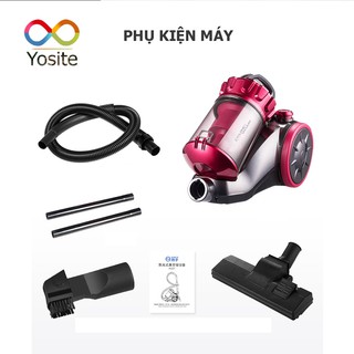 Máy hút bụi Yangzi XC87 công suất 1400W lực hút 17kPa hút sạch bụi bẩn trên mọi địa hình tặng 9 đầu hút