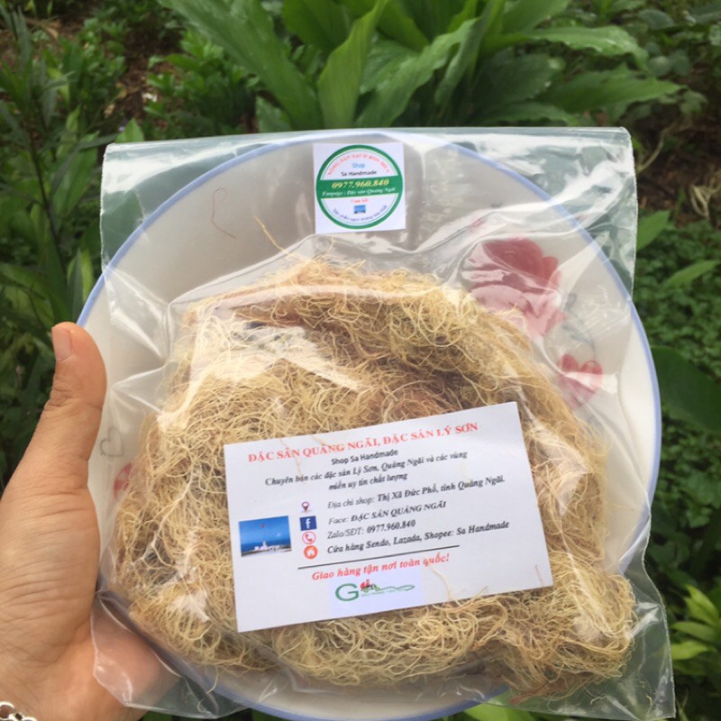 100GR RONG BIỂN RAU CÂU CHỈ VÀNG LOẠI GIÀ SẠCH NẤU XU XOA | Shopee Việt Nam