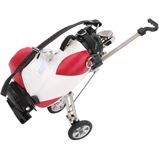 Bộ quà tặng chuyên dụng GOLFẺR hộp đựng bút hình túi đánh golf+3 cây bút hình gậy đánh golf+đế kiểu thảm cỏ độc đáo