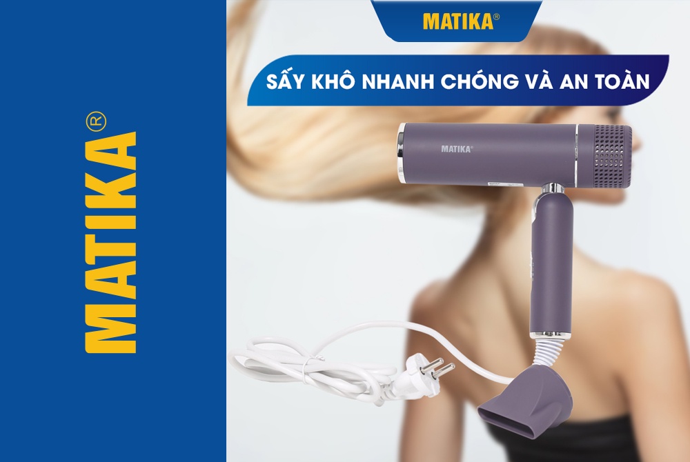 Mô tả Máy Sấy Tóc MATIKA Công Suất 1600W MTK-3316 - 5