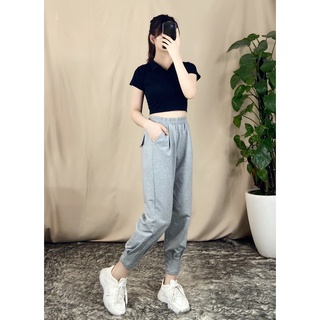 Quần Jogger Nỉ Nắp Túi Q457