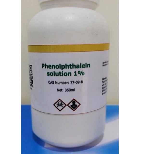 Dung dịch phenolphthalein phenol phthalein solution 1% lọ 500ml ...