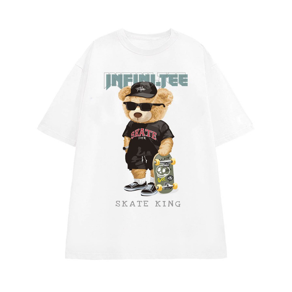 Áo thun INFINITEE Fni0867, Thun 100% Cotton - form rộng Unisex.