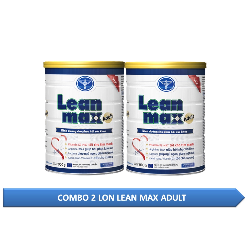 SỮA LEAN MAX Adult 900gr ( Dinh Dưỡng Cho Người Bệnh)