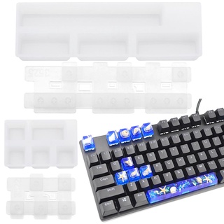 Seyawson Key Cap Khuôn nhựa DIY UV Epoxy Crystal Resin Dụng cụ làm