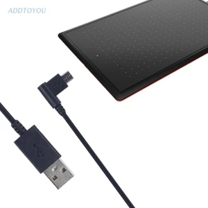 Bộ sạc đồng bộ dữ liệu USB 1,8m Dây cáp sạc cho máy tính bảng dây rút kỹ thuật số Wacom CTL472 672 4100 6100 490 690 680 Thay thế dây góc phải
