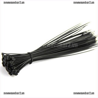 Bộ 100 Dây nylon Đen Quấn Dây Điện Tiện Lợi