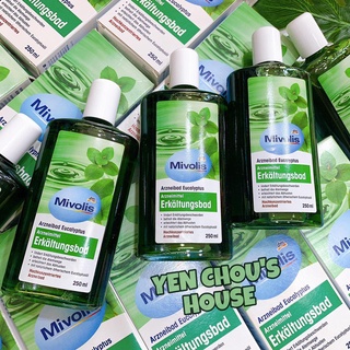 Tinh dầu tắm chống cảm cúm Mivolis Dm cho người lớn và trẻ em trên 2 tuổi 250ml