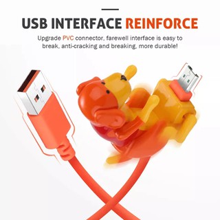 Funny Humping Dog Fast Charger Cable Dog Charging Cable Suitable for Various Models of Mobile Phones Type-C Portable Con chó ôm ngộ nghĩnh Cáp sạc nhanh Cáp sạc cho chó phù hợp với nhiều kiểu điện thoại di động Type-C Portable