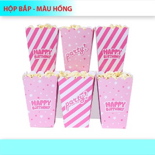 (7 Màu ) Hộp đựng bắp + tem cắm theo màu