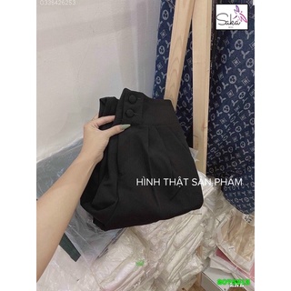 Quần tây công sở nữ lưng cao 2 nút ôm bụng thon gọn