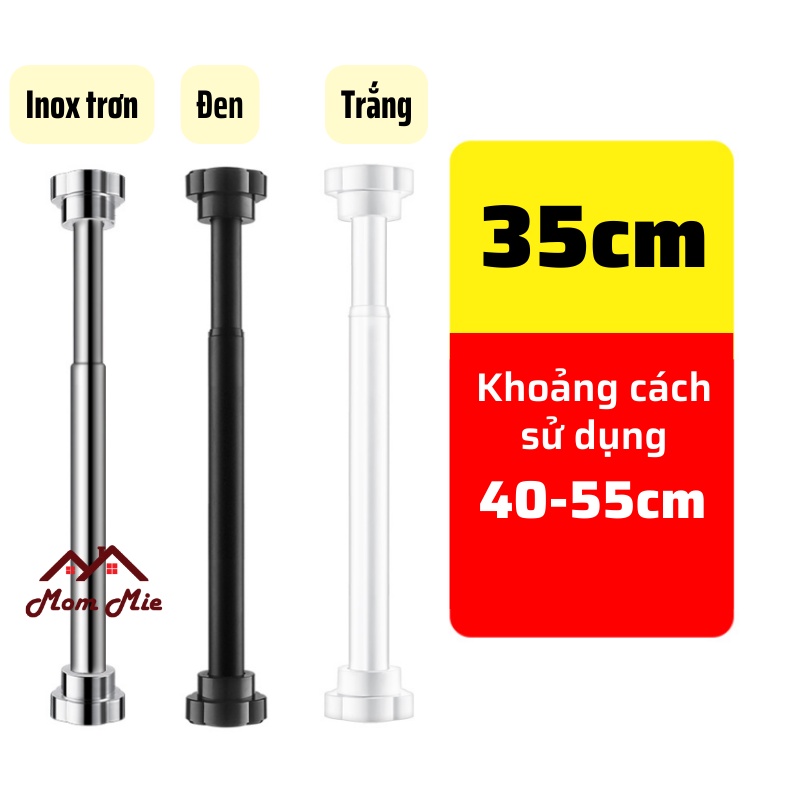 [Cao cấp] Thanh treo rèm inox không khoan tường kích thước sử dụng 40 ...