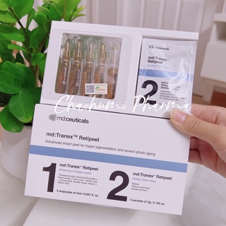 Peel Da Sinh Học md:ceuticals Tranex Retipeel Làm Sáng Da, Tái Tạo Chống Lão Hóa (1 ống 1 mask)