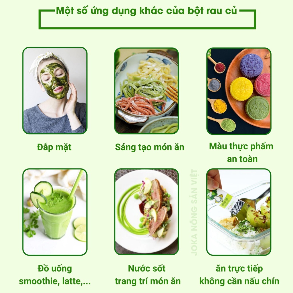 Mô tả Bột cần tây detox nguyên chất sấy lạnh Dalahouse bột rau củ hữu cơ đạt chuẩn Châu Âu - 5