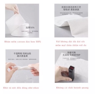 Khăn lau mặt khô đa năng tẩy trang dùng một lần mềm mại Animerry nội địa trung